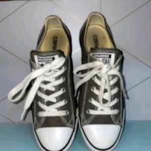 Converse gray shoes